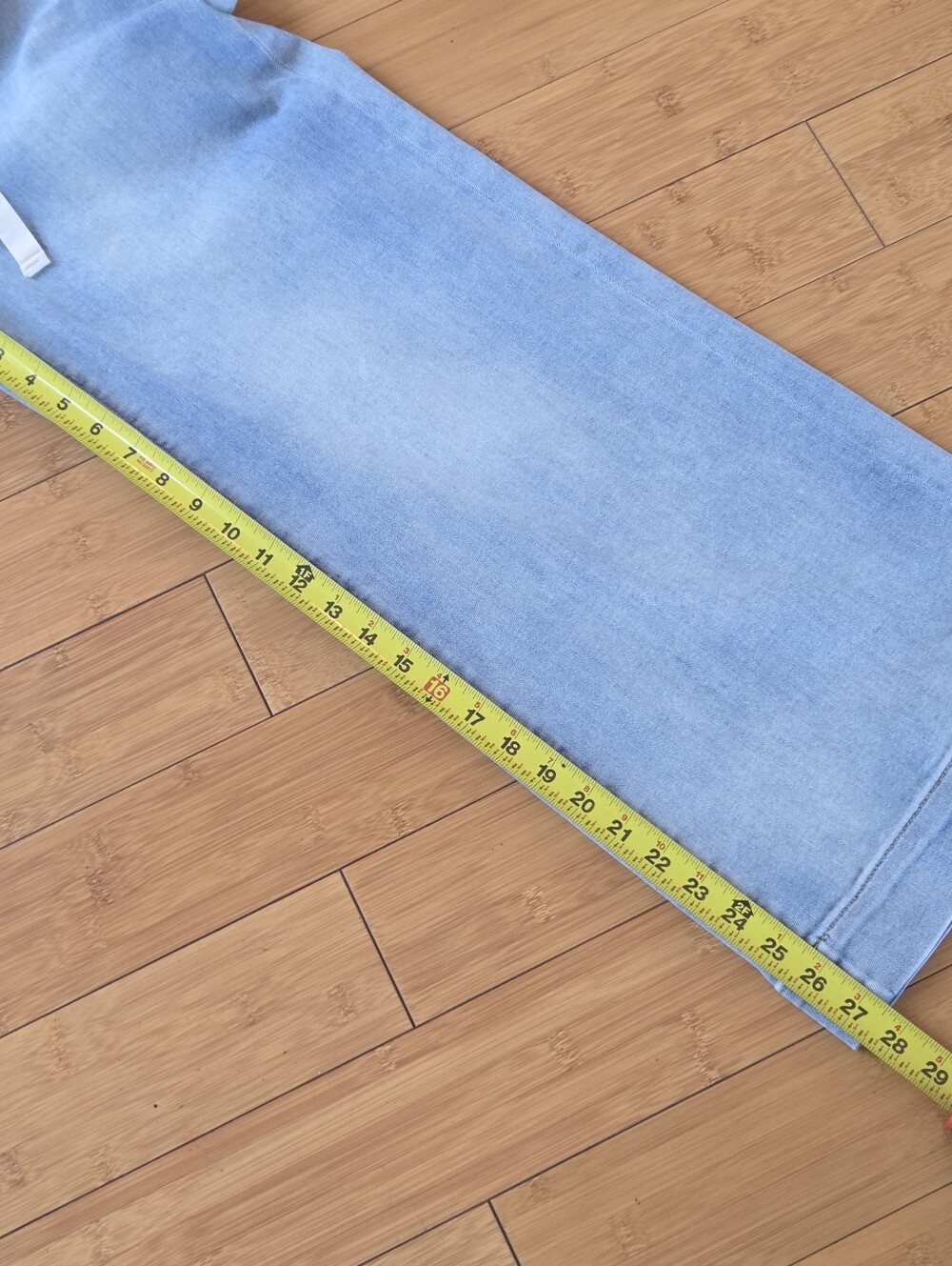 Miou Muse wide leg jeans tie waist sz medium P4880 - Picture 10 of 12